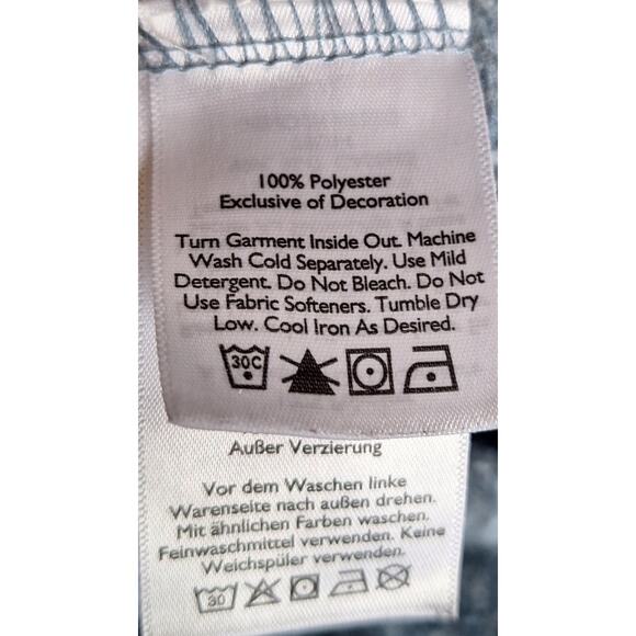 Eddie Bauer Men's Large Light Blue Knit Snap Closure Pullover Sweatshirt Jacket - Picture 4 of 7